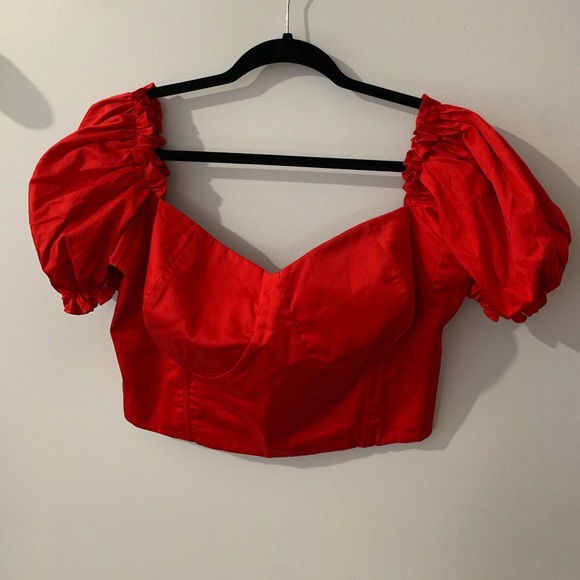 Taideux Tops - Taideux Bella Top in Red (L2 size)